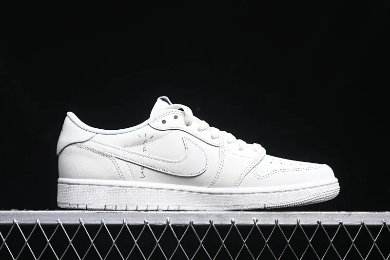 All categories Air Jordan Jordan series basketball shoes Air Jordan 1 Low Pure original Travis Scott x Air Jordan Low OG SP AJ1 Joe 1 TS joint barb low-top family and friends limited pure white TD1228-111